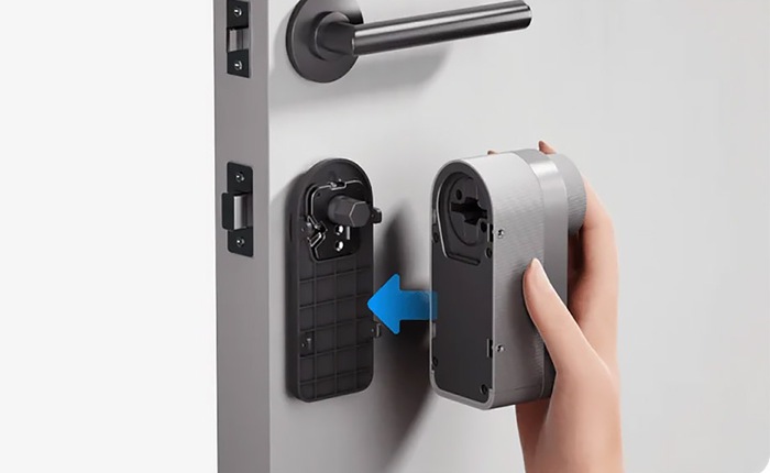 Xiaomi ra mắt khóa cửa thông minh lắp không khoan đục, dùng chung ổ khóa sẵn có, điều khiển từ xa