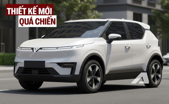 Lộ xe mới dễ là VinFast VF 5 2026 tại Việt Nam: Thiết kế sắc sảo hơn, cụm đèn mảnh giống LED, mâm mới phay bắt mắt