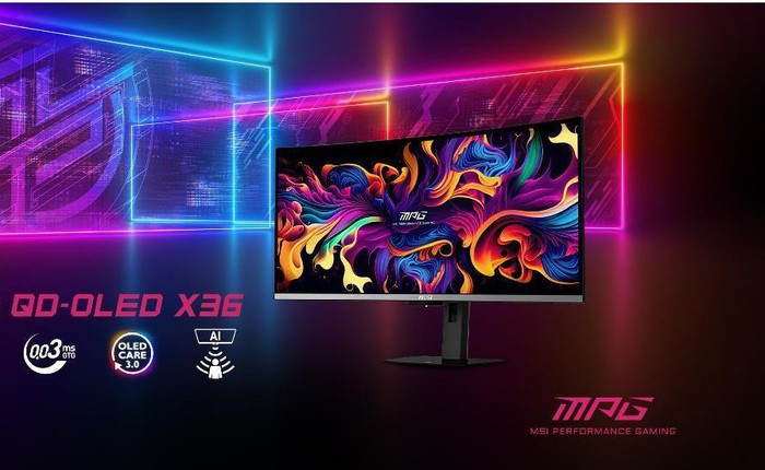 MSI tung "át chủ bài" tại CES 2026: Màn hình QD-OLED 34 inch 360 Hz, giá dự kiến lên tới 30 triệu đồng