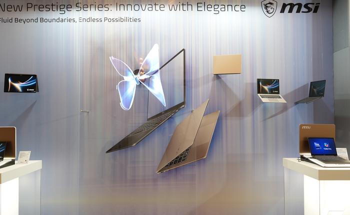 MSI "lột xác" dòng laptop mỏng nhẹ với Intel Core Ultra Series 3: Prestige AI+ pin 30 giờ, bút Nano Pen Copilot; Modern S thiết kế kim loại