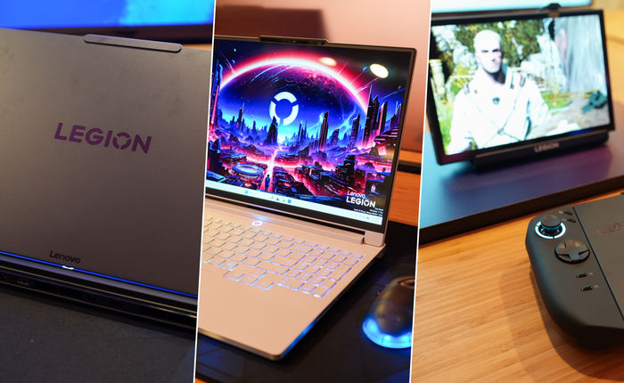 Trên tay loạt thiết bị chơi game "mới toanh" của Lenovo Legion tại CES 2026: 2 laptop mới cùng Legion Go 2 chạy SteamOS