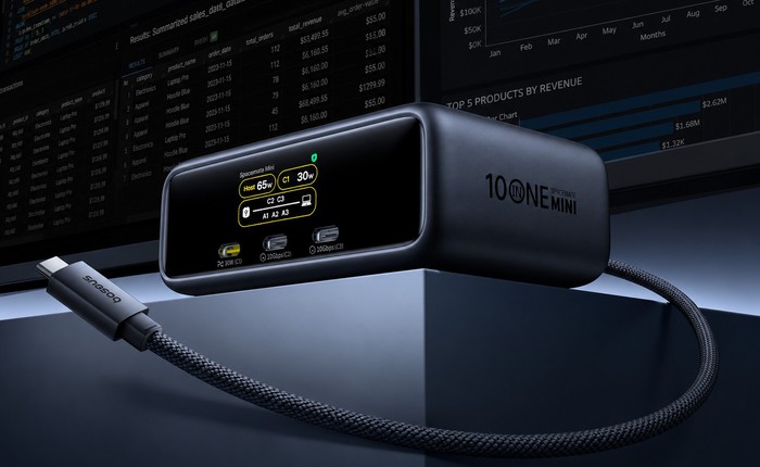 Baseus sắp có dock 10 trong 1: Tích hợp màn hình, xuất hai màn hình 4K 60Hz và sạc laptop 100W