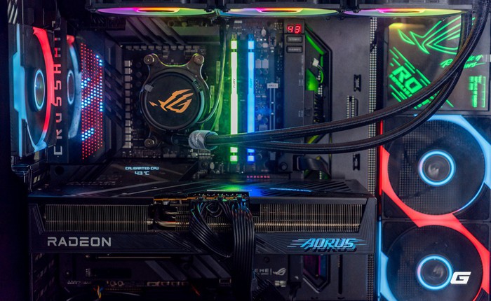 Dàn AMD chiến game 2K: Ryzen 7 9800X3D và RX 9070 XT cân Ray Tracing, đến hơn 100 fps mà không cần Frame Generation