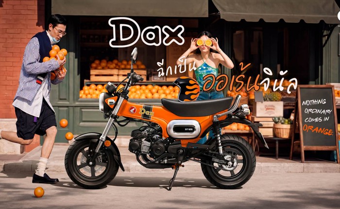 Honda Dax 125 màu cam ra mắt, trang bị phanh ABS hiện đại liệu có làm nên chuyện?