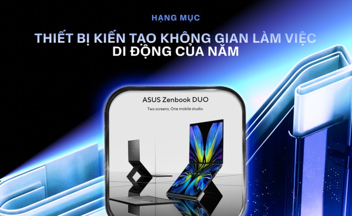 ASUS Zenbook DUO 2026 giành giải "Thiết bị kiến tạo không gian làm việc di động của năm" tại Better Choice Awards 2026