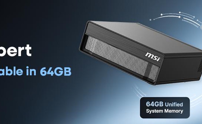 MSI tung EdgeXpert 64 GB, máy tính AI 1,2 kg có thể chạy mô hình 100 tỷ tham số tại chỗ