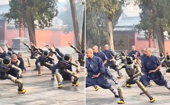 Video robot hình người Trung Quốc luyện võ tại Thiếu Lâm Tự gây sốt: Bước tiến công nghệ khiến người xem vừa kinh ngạc vừa lo sợ