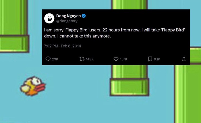 Tròn 12 năm "Flappy Bird" biến mất khỏi App Store: Bí ẩn từ một hiện tượng và quyết định khiến cả thế giới sửng sốt