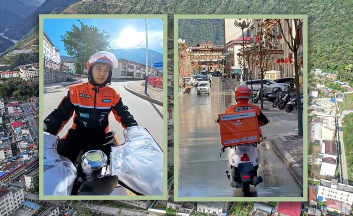 Chàng trai 24 tuổi trở thành shipper duy nhất tại huyện vùng sâu, mỗi ngày chạy 200 đơn hàng giữa núi rừng cô độc