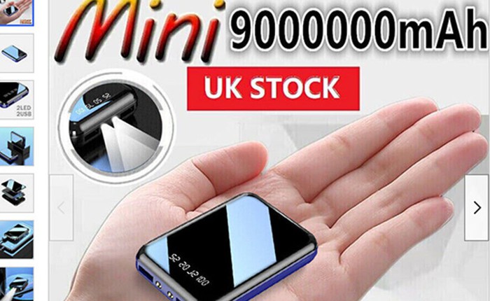 Mổ bụng sạc dự phòng 9 triệu mAh giá rẻ trên eBay: Sự thật trần trụi về cú lừa dung lượng ảo