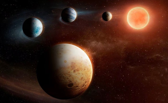 Các nhà thiên văn học bối rối với hệ hành tinh ‘lộn trong ra ngoài’