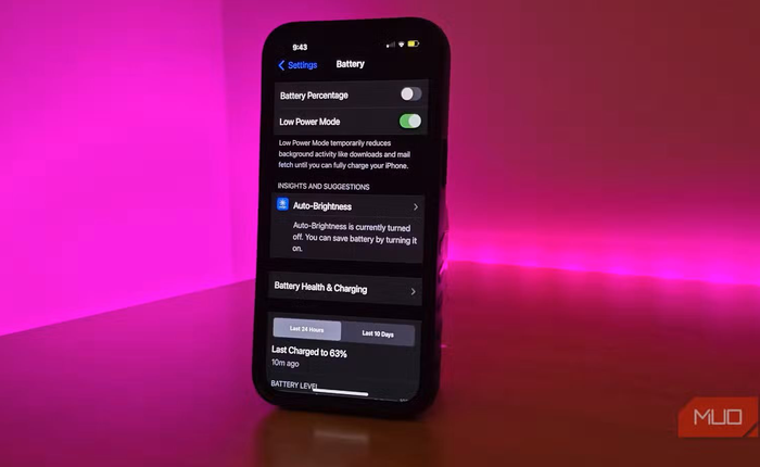 Tôi đã bật những cài đặt này trên iPhone, giờ pin của máy dùng được cả ngày mà "không sợ hết"