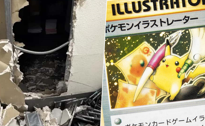 Vụ trộm có 1-0-2: Đục tường để ăn trộm 500 thẻ Pokemon trị giá 4,7 tỷ đồng