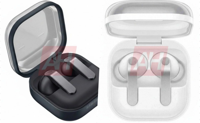 Xuất hiện ảnh render Galaxy Buds4 và Buds4 Pro với thiết kế hộp trong suốt