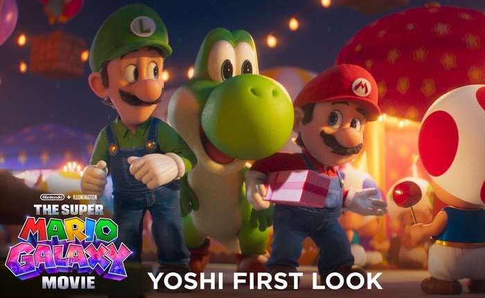 Bom tấn Super Mario Thiên Hà chốt lịch chiếu sớm tại Việt Nam, lộ diện bạn đồng hành khủng long Yoshi