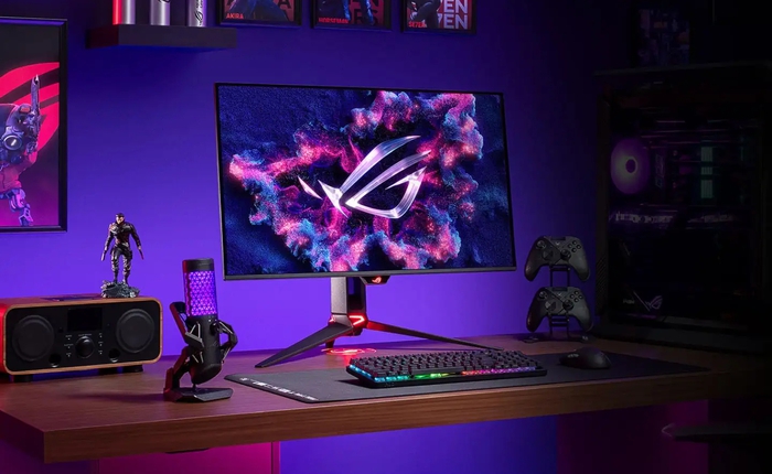 ASUS ra mắt màn hình QD-OLED đời 3: 4K, 240Hz, giảm phản xạ cho màu đen chuẩn hơn, giá 31 triệu