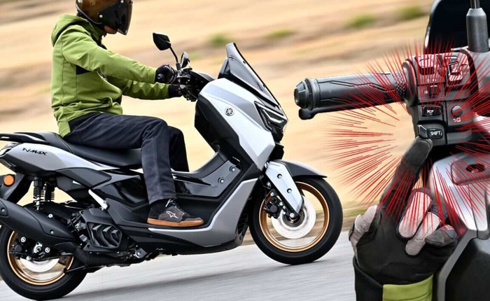 Yamaha NMAX155 2026 gây chú ý với CVT điện tử YECVT, xe ga 155cc bất ngờ lột xác thành xe touring đầy thú vị