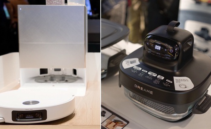 Nồi chiên không dầu của Dreame và robot X60 Ultra siêu mỏng, lực hút 36.000Pa chính thức ra mắt người dùng Việt