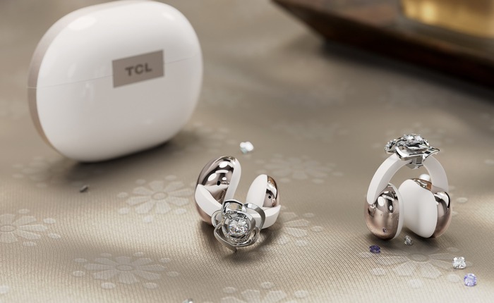 TCL ra mắt tai nghe kẹp tai đính pha lê Swarovski mà giá chỉ dưới 5 triệu