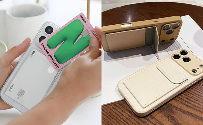 Ốp lưng kiêm ví: Phụ kiện nhỏ mà tiện khỏi bàn, thiết kế ngày càng xịn, giá chỉ khoảng 100.000đ