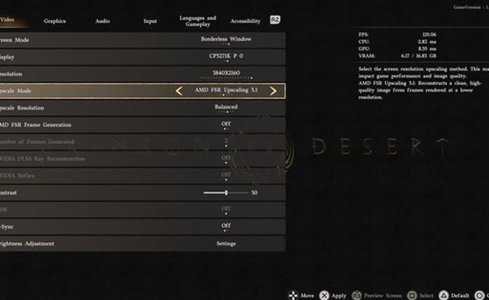 Người dùng card đồ họa Radeon RX 9000 gặp lỗi hình ảnh với AMD FSR 4 trong Crimson Desert