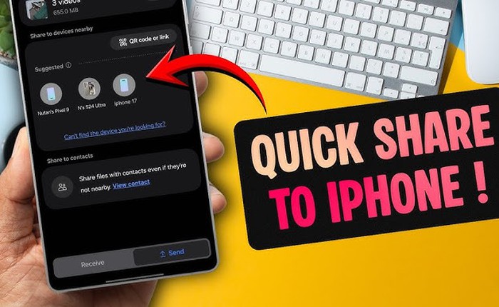 Galaxy S26 sẽ sớm AirDrop được với iPhone, iPad, chỉ cần đợi Samsung cập nhật phần mềm