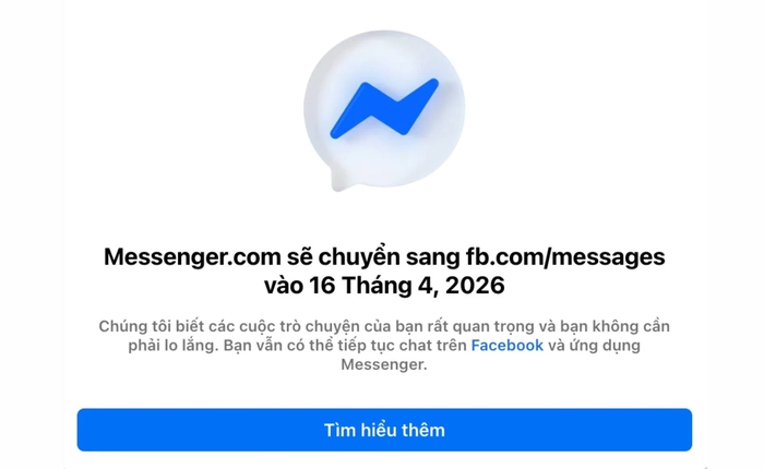 Từ hôm nay, Facebook chính thức khai tử Messenger.com