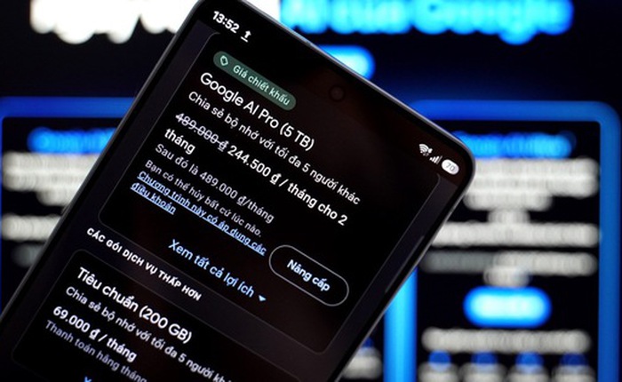 Google “chơi lớn”: Nâng cấp miễn phí gói AI Pro lên 5TB, người dùng hưởng lợi, áp lực dồn lên đối thủ