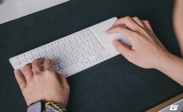 Chiếc bàn phím mỏng gọn nhẹ, tích hợp trackpad trong tầm giá 700.000 đồng đáng để thử cho ai mê setup tối giản