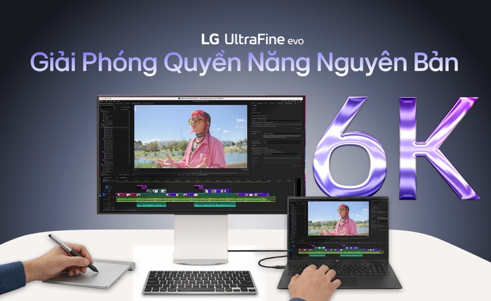 LG ra mắt màn hình 6K đầu tiên thế giới tích hợp Thunderbolt 5, giá "khủng" 66,5 triệu đồng