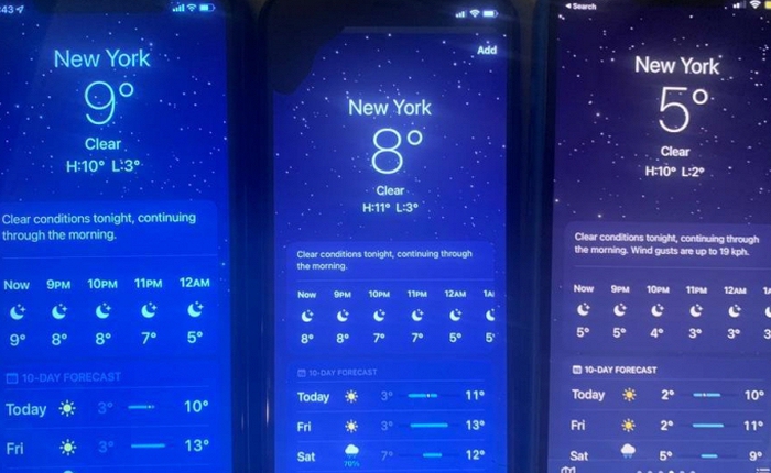 Người hay xem dự báo thời tiết trên iPhone cần chú ý