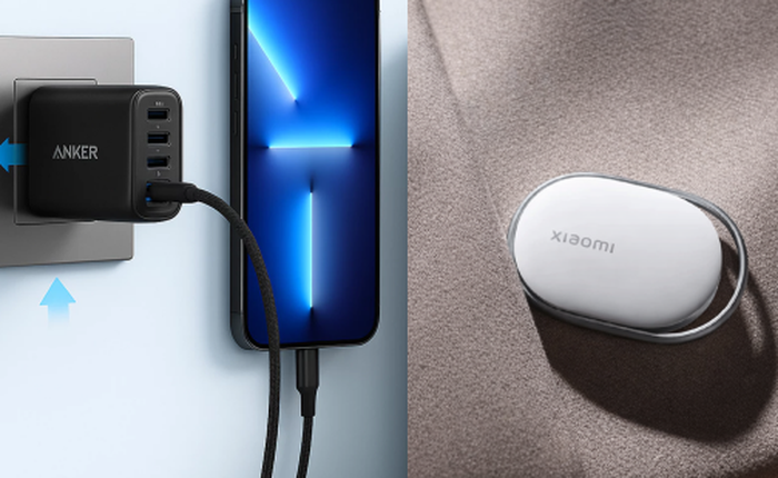 Cầm 500.000đ chốt đơn đủ đồ công nghệ: Tai nghe, loa, tag định vị, củ sạc... sale to