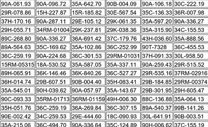 317 chủ xe máy, ô tô có biển số sau nhanh chóng nộp phạt nguội theo Nghị định 168