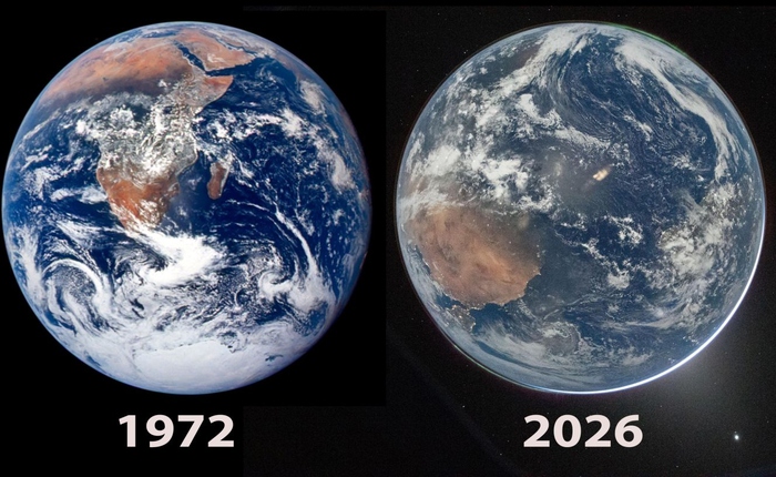 Sứ mệnh lịch sử Artemis II công bố những bức ảnh ngoạn mục về Trái Đất từ không gian sâu