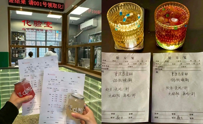 Không đi bar cũng chẳng vào pub, giới trẻ Trung Quốc đua nhau đi đến nơi giống như phòng khám Đông y để bắt mạch và uống 'cocktail chữa lành trái tim tan vỡ'