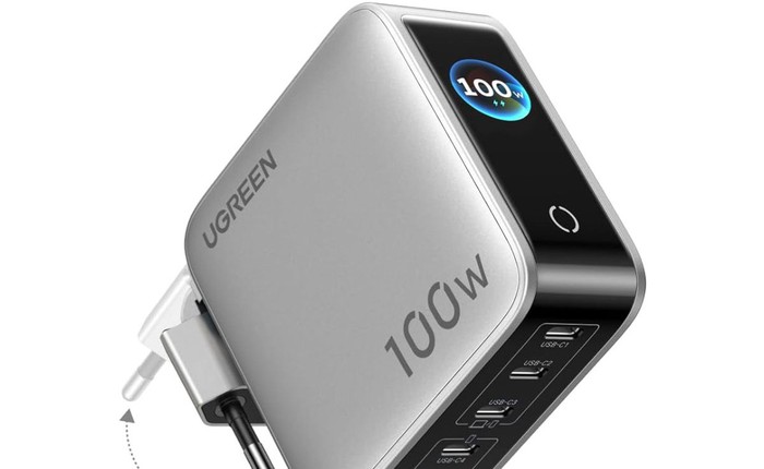 Ugreen mở bán sạc Nexode Pro 100W tích hợp màn hình thông minh, giá Việt Nam chỉ bằng 2/3 Châu Âu