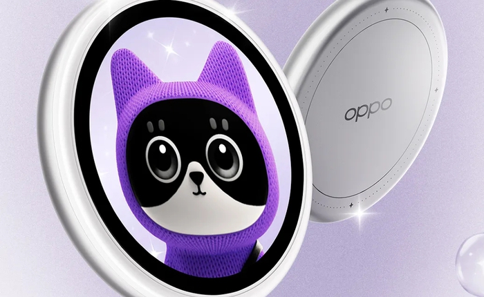 OPPO hé lộ phụ kiện lạ: Màn hình selfie tròn xoe gắn lưng điện thoại, kết nối không dây, gắn lên vòng cổ, túi xách cũng được