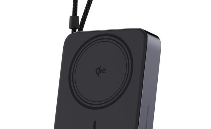 Ugreen sắp bán pin dự phòng từ tính mới: Có sẵn cáp USB-C tích hợp, hỗ trợ Qi2 15W