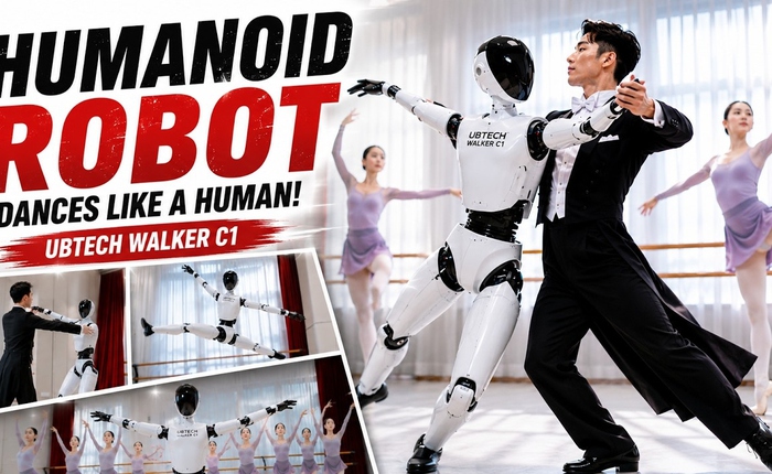 Ubtech ra mắt robot hình người Walker C1 với khả năng múa ba lê xuất sắc như người thật