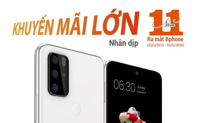 BKAV bất ngờ giảm gần nửa giá Bphone A50 nhân dịp 11 năm ra mắt Bphone
