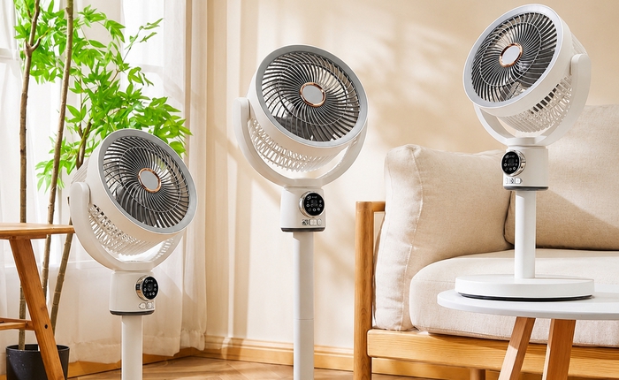 4 mẫu quạt tích điện đáng sắm mùa hè này: Mất điện không còn là “ác mộng”, có mẫu pin 20.000mAh dùng được vài ngày