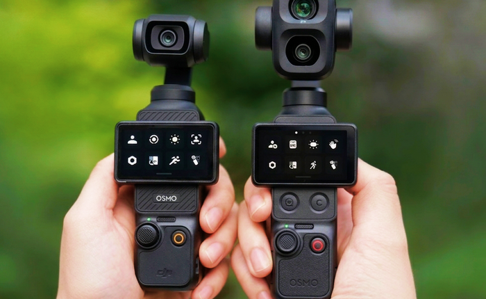 DJI Osmo Pocket 4P lộ diện đầy đủ: Camera zoom 3x quay đỡ méo mặt, chân dung xóa phông “điện ảnh” hơn hẳn đời cũ
