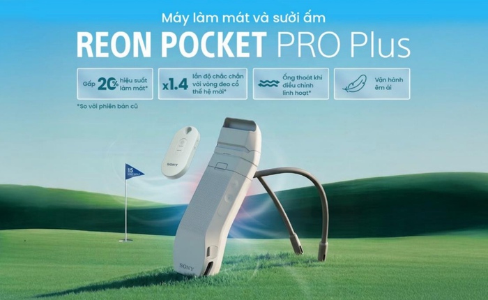 Sony ra mắt điều hòa cá nhân REON POCKET PRO Plus và REON POCKET 6, giá từ 5,59 triệu đồng