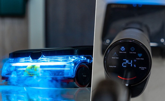 Trải nghiệm máy hút bụi lau sàn Dreame H16 Steam: Biết tự giặt, tự sấy và còn phun hơi nước nóng - dùng xong không muốn quay lại cây lau nhà nữa