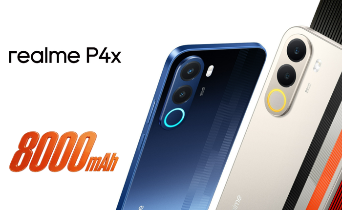 Realme ra mắt điện thoại 5 triệu nhưng pin 8.000mAh, hứa hẹn cày game 10 tiếng mỗi lần sạc