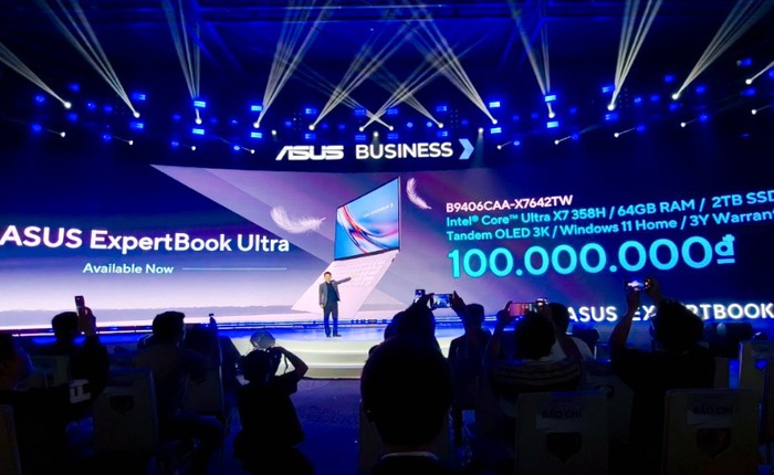 100 triệu đồng cho một chiếc laptop doanh nghiệp: Vì sao ASUS tự tin đưa ExpertBook Ultra lên mức giá này?