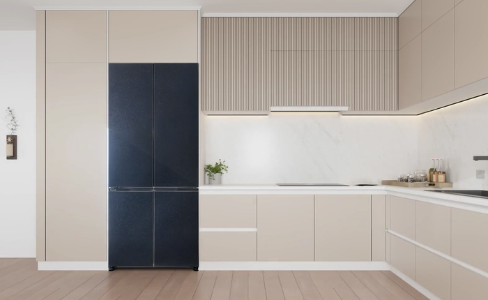 Panasonic ra mắt tủ lạnh 4 cánh âm tường 2026: Thiết kế lắp âm sát tủ, thêm AI tối ưu điện năng và ngăn đông mềm -3°C