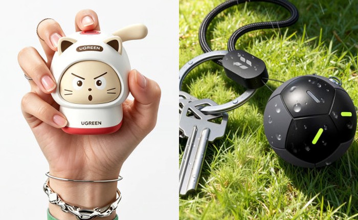 4 món phụ kiện vừa vui mắt vừa hữu ích của Ugreen: Cáp sạc hình mèo, củ sạc emoji và tag định vị quả bóng mùa World Cup