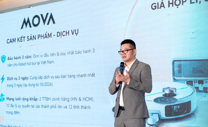 MOVA tung bộ đôi robot hút bụi V70 Ultra Complete và E50 Ultra mới tại Việt Nam: Flagship vươn tới mọi góc khuất, bản phổ thông sở hữu lực hút tới 30.000 Pa