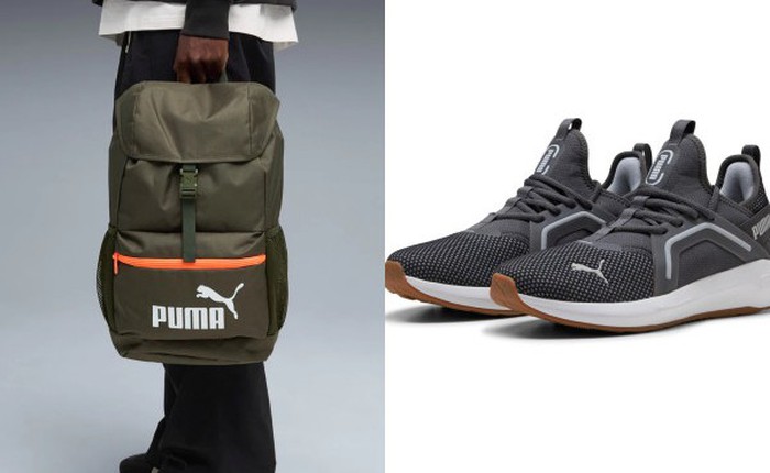 adidas, Puma giảm tới 50%: Giày, balo, quần áo nhiều món chỉ từ 300.000 đồng